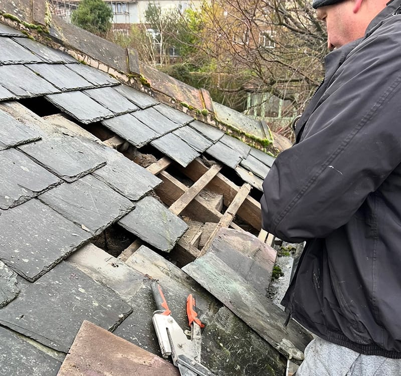 Slate repairs